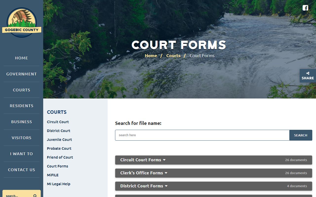Gogebic County marriage and divorce records